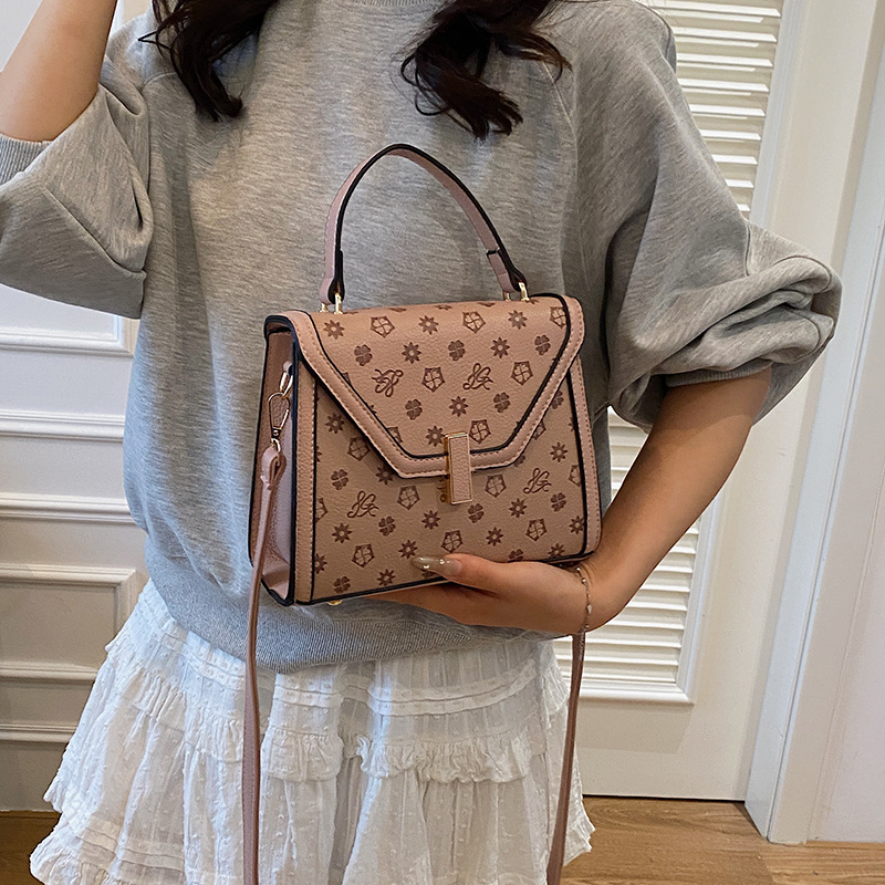 Bolso de textura transfronteriza 2025 verano nuevo bolso femenino retro patrón de lichi bolso de hombro bolso de mensajero en relieve de moda