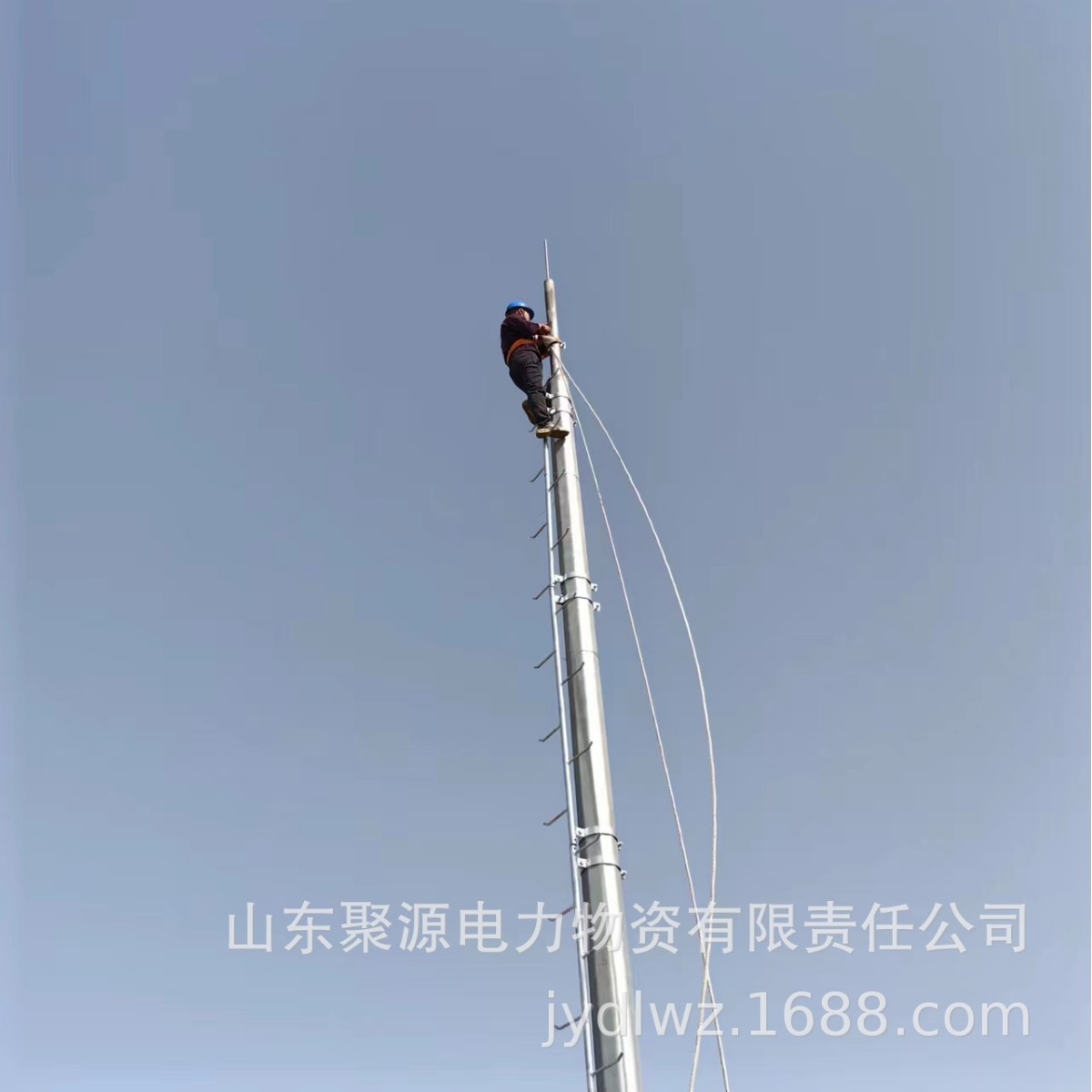 室外 安全爬梯 加工单杆/双杆爬梯 热镀锌爬梯  线路检修攀登爬梯