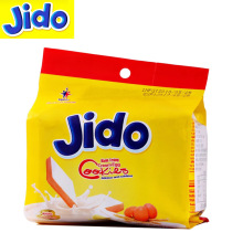 Jido越南京都鸡蛋面包干牛奶味袋装90g进口休闲糕点充饥经典零食