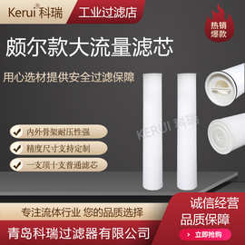 电厂水处理颇尔款大流量滤芯内压式大通量折叠滤芯保安过滤器滤芯