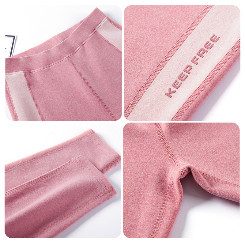 Pantalones largos de Mujer Pantalones cálidos Calefacción de piedra volcánica cintura alta ropa interior leggings engrosada vientre de las mujeres que contrae el otoño y el invierno Nuevo