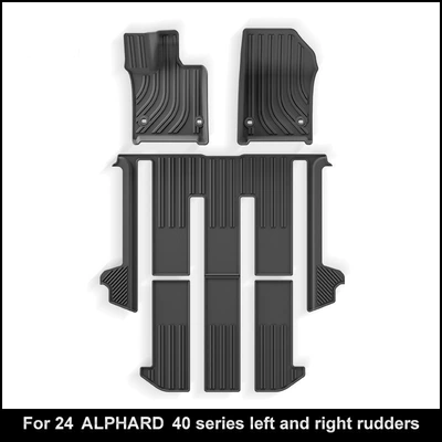 Alfa Alphard 40 seriyası üçün suya davamlı TPE döşəmə və baqaj matları