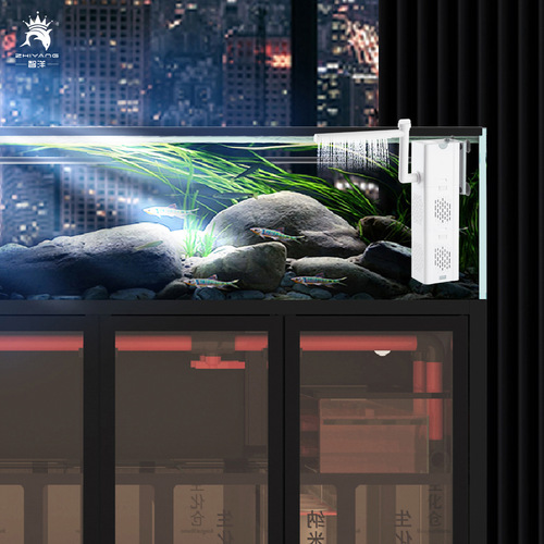 Fish tank filter, aquarium filter pump, built-in circulation, Amazon's new white European and American filter