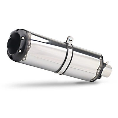 Motorcycle exhaust pipe, Z900 Cbr500R Infinite 300 - long-round-mouth-stainless-steel