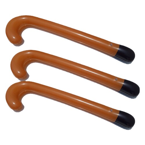 New 6-color Christmas inflatable cane, candy-colored inflatable cane, Christmas event gift wholesale cane