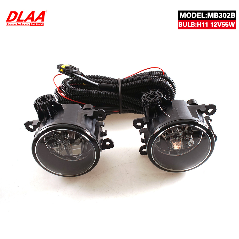 Aplicable a Mitsubishi 07 / 08 / 09 viejo conjunto de lámpara de niebla delantera Pajero lámpara de niebla lámpara de barra de luz diurna