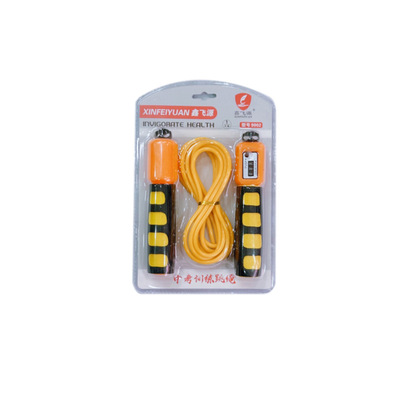 批发计数跳绳成人花样跳绳中小学生比赛体育跳绳海绵柄计数跳绳