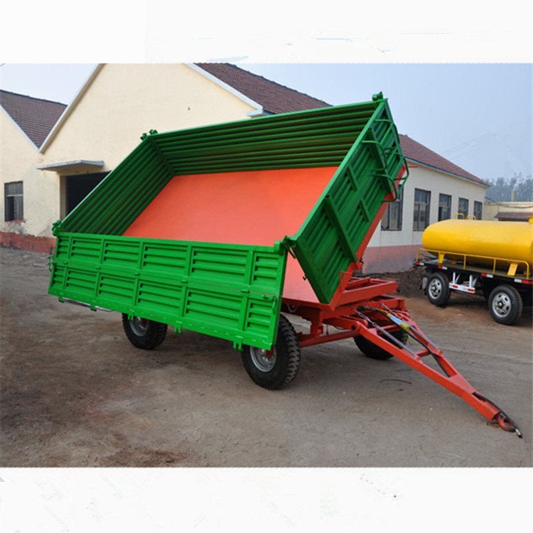 5吨液压自卸拖车 农用拖车 摇把自卸拖车 交通运输拖斗 工具车