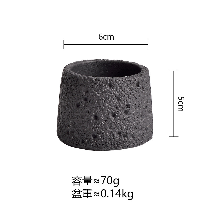 跨境哑光蜡烛容器空杯灌蜡水泥香薰蜡杯浪漫香氛礼物火山石蜡烛杯|undefined