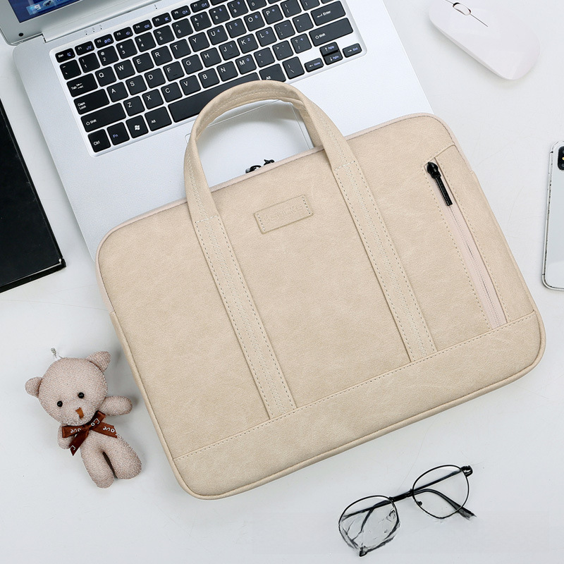 컴퓨터 가방 13.3 인치 여성용 휴대용 간단한 경량 남성 MACBOOKAIR 레노버 작은 새 AIR14 APPLE 15.6