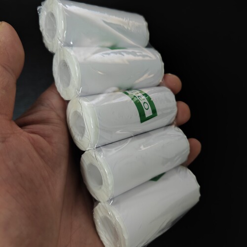 Mini printer thermal paper 57*25mm self-adhesive sticker color paper cashier receipt paper wrong question printing paper