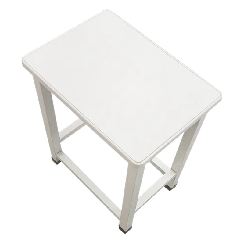 Стальной квадратный табурет, прочный и долговечный, тренировочный школьный табурет, рабочий табурет для мастерской, обеденный табурет, табурет с утолщенной деревянной поверхностью, готовый заводской запас.