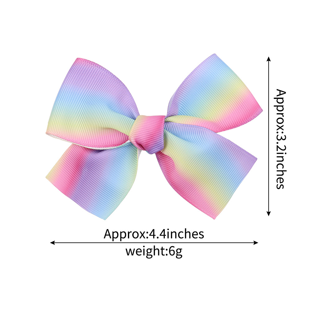 Vente En Gros Ensemble D&#39;épingles À Cheveux Pour Enfants Bowknots D&#39;impression Nihaojewelry display picture 2