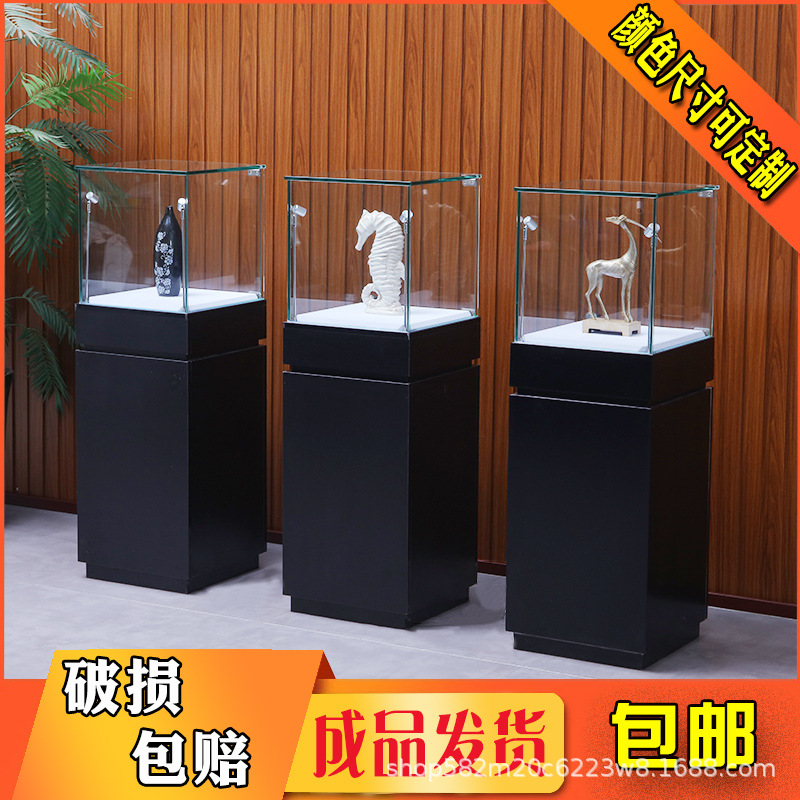 博物馆展柜古董瓷器文物展示柜独立珠宝首饰玻璃柜台产品展览柜台