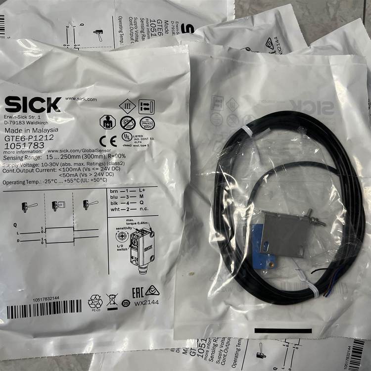 施克SICK光电传感器GTE6-P1212德国原装上海森层进口供应