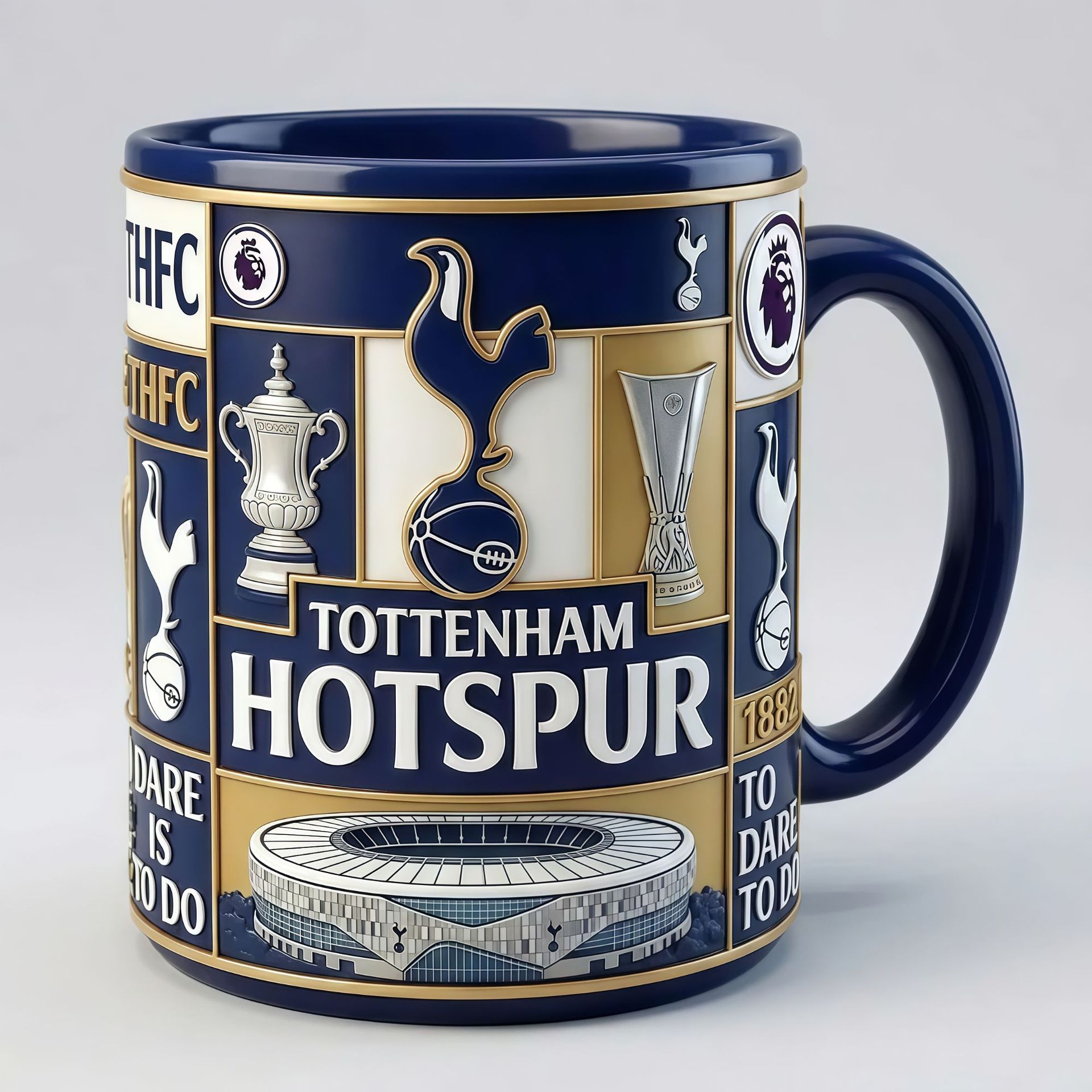 Nuevas tazas transfronterizas de tazas de café equipos de fútbol Manchester City Tottenham Chelsea marionetas rey taza de agua