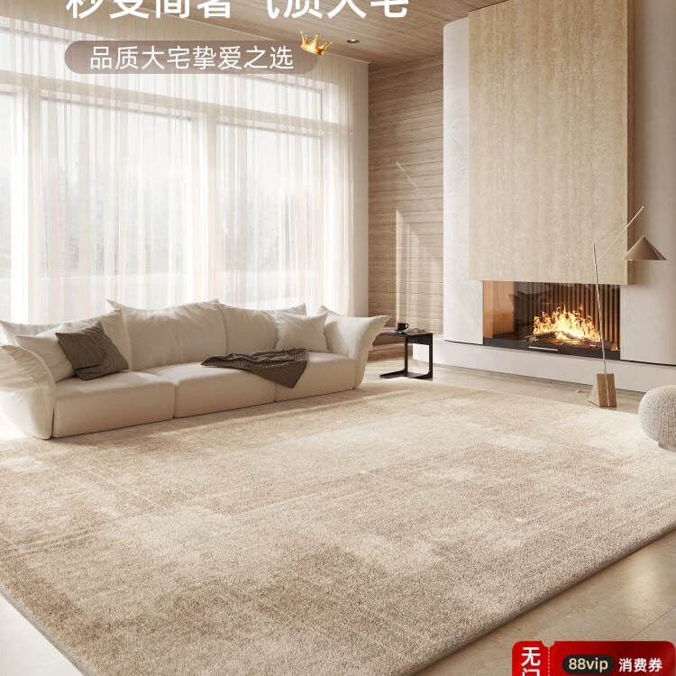 Ковер для гостиной 2025, новый стиль, не требующий стирки, протираемый коврик для дивана, напольный коврик для дома, легкая роскошь, покрывало для спальни, Тяньцзинь