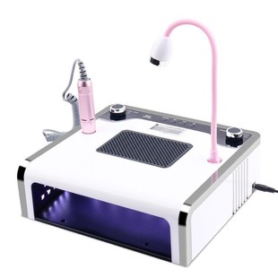Four-In-One Manicure Machine 108W Phototherapy Baked Glue Polishing Dust Suction and Lighting All-In-One Machine