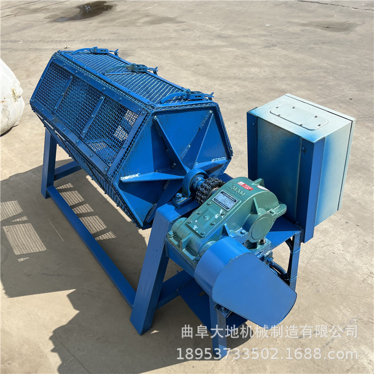 火烧铁大型研磨机  六角滚筒镀锌打磨机 金属除锈研磨机