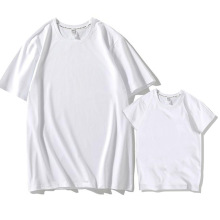 爸爸妈妈孩子亲子装 夏季男女同款情侣装日漫卡通LOGO可订