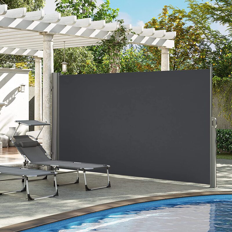 Outdoor Garden Corridor Awning Uv Protection Privacy Separation