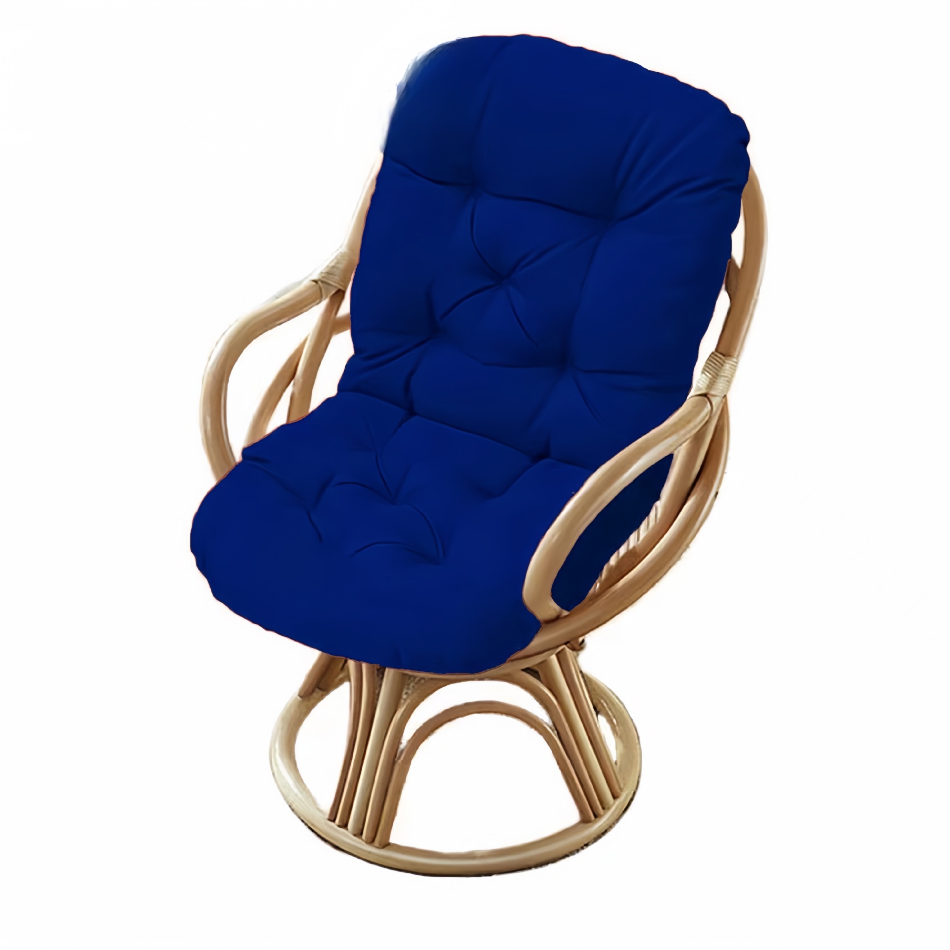 Transfronterizo Amazon TEMU exclusivamente para exteriores mecedora de tela impermeable, respaldo alto, cojín de una pieza, hamaca, cojín para silla de papaya, flor