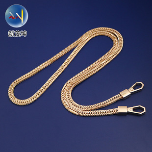 In-Stock Snake Chain Single Shoulder Crossbody Bag Women's Bag Chain Fox Chain Flat Chain Nk Chain Backpack Strap Shoulder Strap