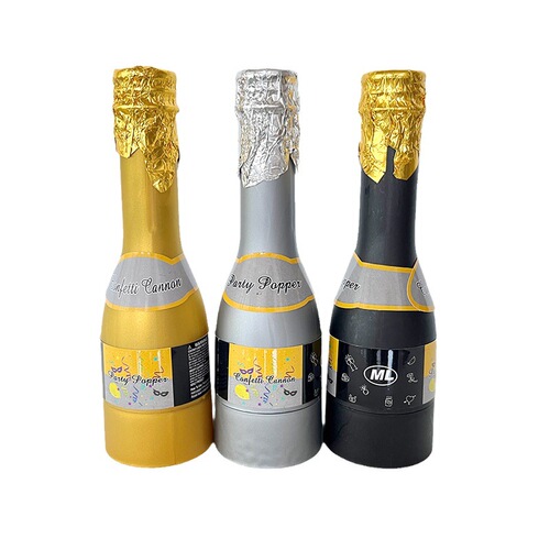 New champagne-shaped small fireworks birthday party hand-held spray cane wedding wedding atmosphere confetti hand-twisted small salute
