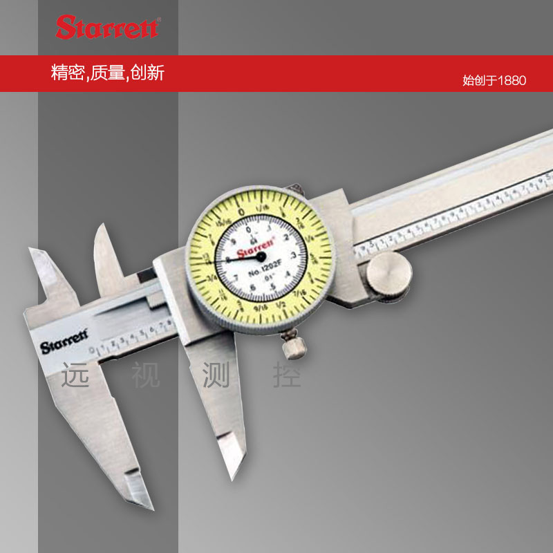 授权代理 Starrett/施泰力带表卡尺分数表盘1202F系列 68931