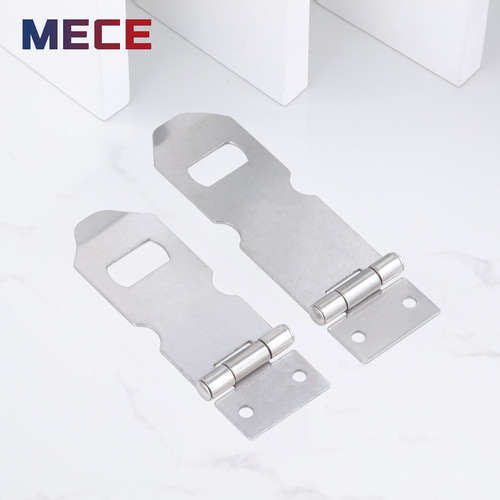 304 stainless steel thickened lock plate lock padlock door buckle hasp piece anti-theft door cabinet door drawer old-fashioned door nose