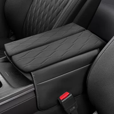 Armrest box pad Control Armrest Box Heightening Pad - han-black