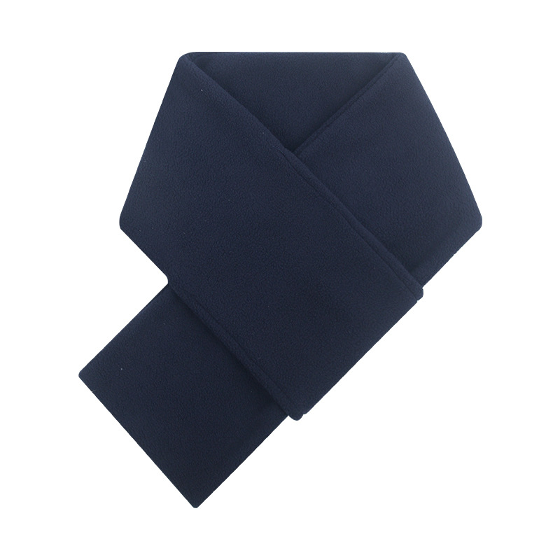 Bufandas cálidas de moda de invierno simple de color sólido para hombres agitando grano de terciopelo para proteger el cuello de las mujeres exportaciones transfronterizas