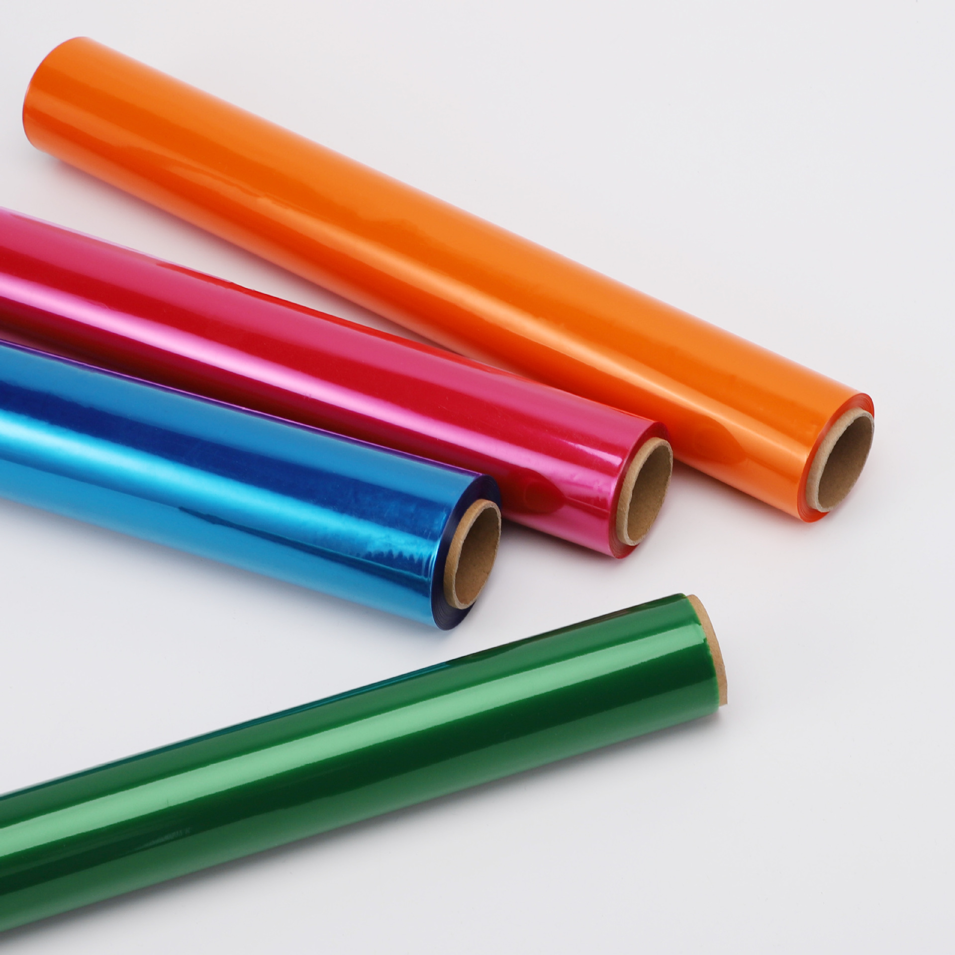 Venta directa de fábrica rollo de vidrio de color cristal rollo de papel de vidrio de cristal embalaje de la flor impermeable material de papel floral tienda de flores suministros