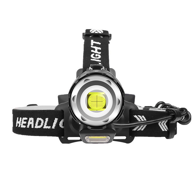 Transfronterizos nueva luz de zoom de largo alcance luz alta luz de pesca al aire libre multifuncional luz de iluminación de luz alta luz luz de luz