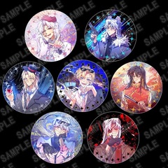 The National Proposed Five Constants Badge for CountryHumans, made of porcelain, featuring the UK, US, Russia, France, Soviet Union, and South Africa, with a tinplate homestuck medal.