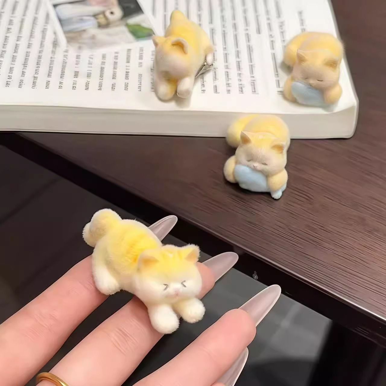 Clips de pelo de color gelatina dulce coreano otoño y invierno estilo francés pestaña estilo de cabello temperamento universal clips de cabello elegante accesorios de cabello