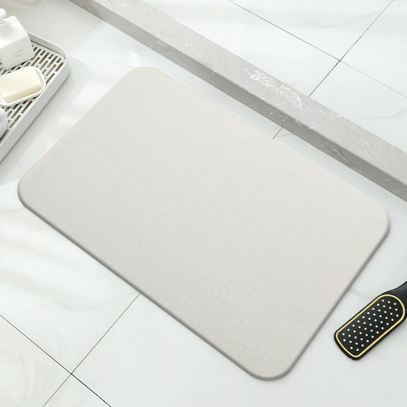 Non-slip Quick-Dry Diatomaceous Earth Bath Mat, Water-Absorbent, Multiple Sizes (30×20–39×60 cm)