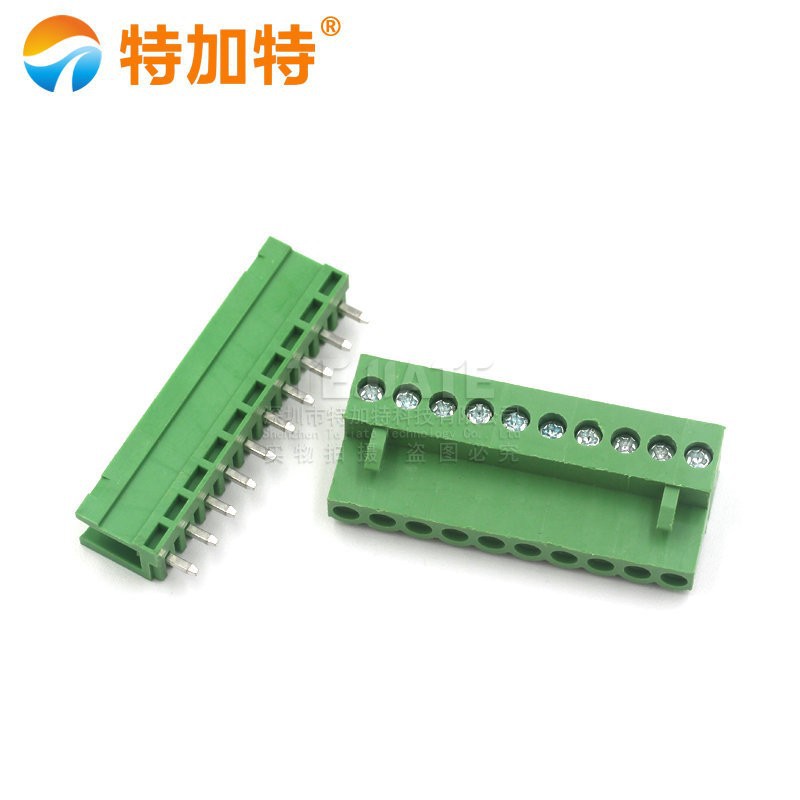 ӲHT3.96mm βʽpcb߶  10pֱͷ