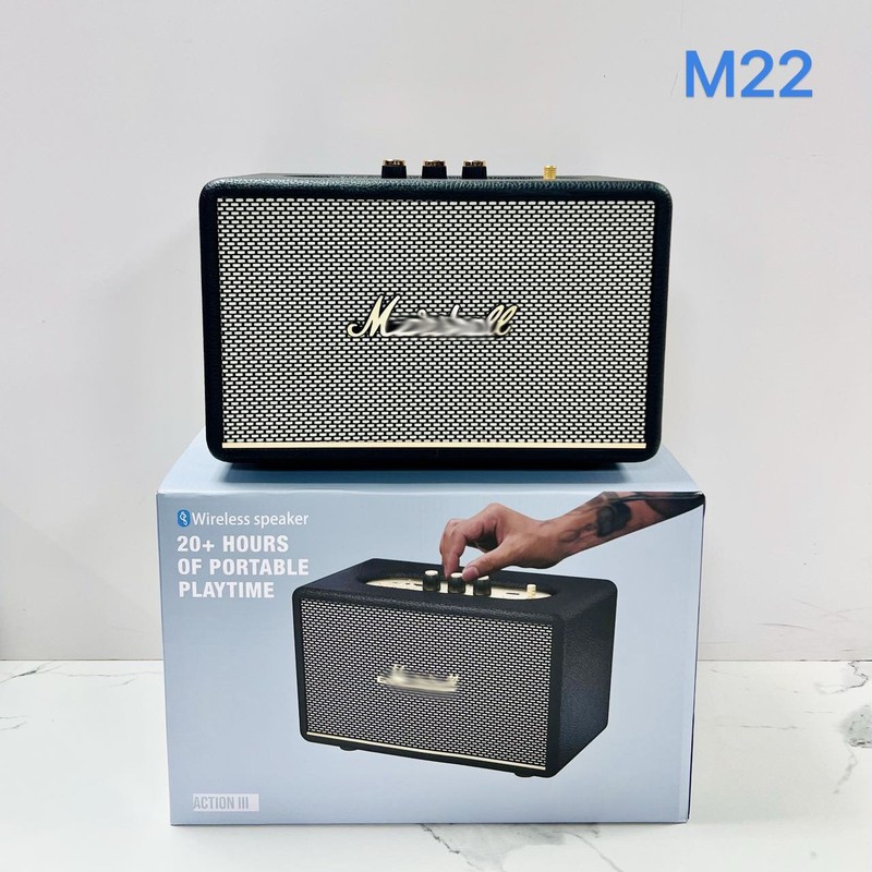 クロスボーダー M22 Bluetooth スピーカーレトロ木製高価値立体馬スプーン ACTON3 装飾オーディオ M18 サブウーファー|undefined