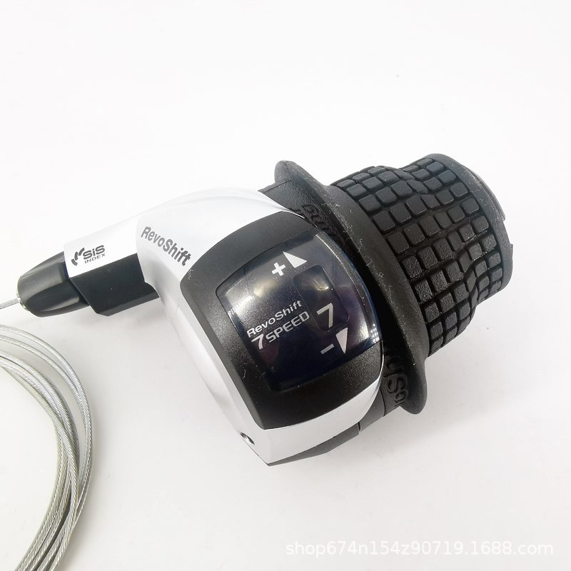 Productos genuinos bicicleta de montaña de RS45-7 velocidad manija de transferencia bicicleta plegable control de velocidad de transmisión dial de mano derecho único 7 velocidad