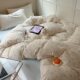 High-end Class A Maternal and Infant Pure Cotton Wrinkle Yarn Four-piece Set Double-layer Yarn Fresh and Soft Quilt Cover Cotton Bed Cover