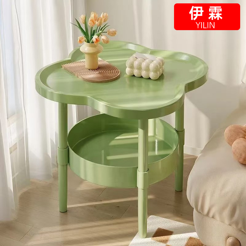 沙发边几现代简约床头柜床边小型置物架可移动阳台卧室迷你小桌子