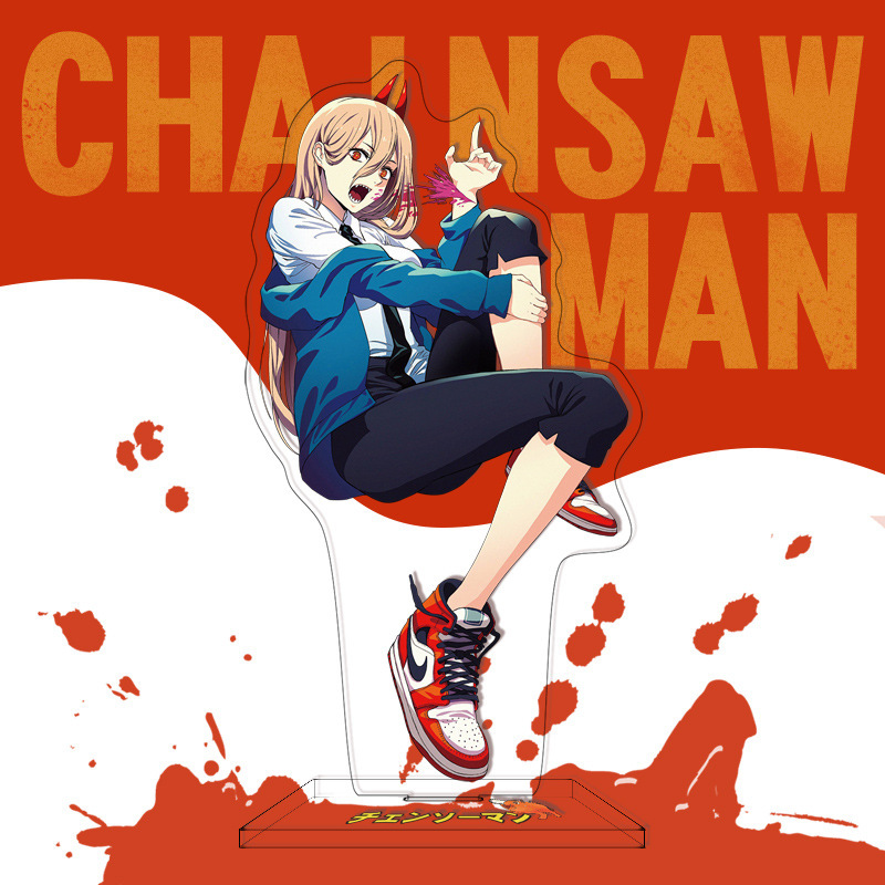 【鴻逸】チェーンソー人アニメアニメ漫画周辺立札16cm電次パワ国境を越えたソースはd制|undefined