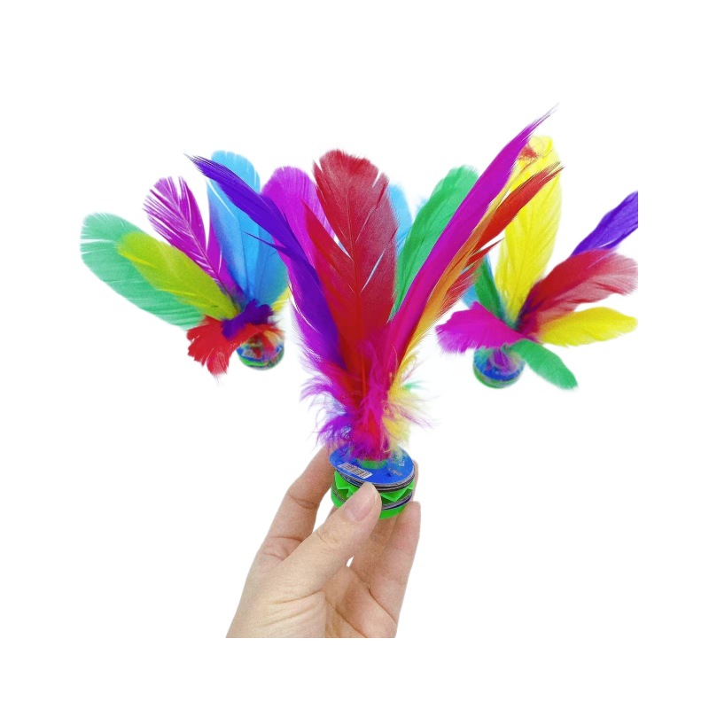 Estudiantes de secundaria de color loto de color, deportes de plumas de pollo, grandes flores, competencia de entrenamiento de acondicionamiento físico para adultos, pelota de acondicionamiento físico al por mayor