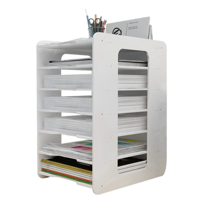 Офисная стойка для файлов многофункциональная стойка для хранения данных Многослойная стойка для хранения файлов формата А4 настольная стойка для хранения файлов