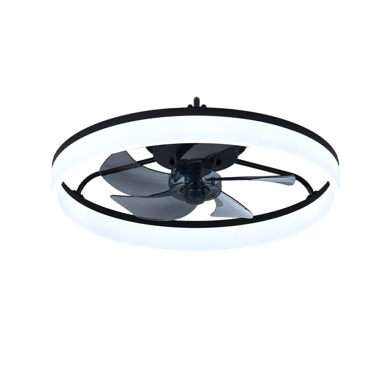 Ventilador de Techo Invisible con Luz de Acrílico, Silencioso e Inteligente, para Sala de Estar y Dormitorio
