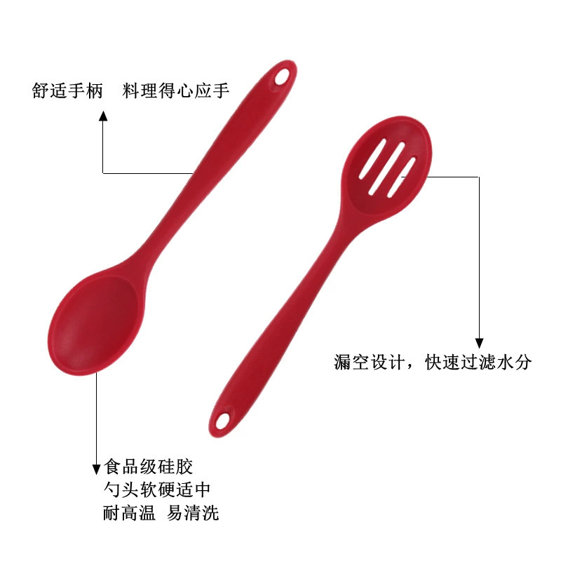 Silicone small spoon, shovel, children's kitchenware