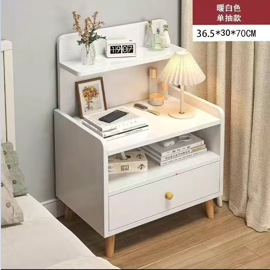 スポットベッドサイドテーブルシンプルモダンシンプル小型家庭用ロック付きミニハイエンドキャビネットレンタルルーム収納キャビネット|undefined
