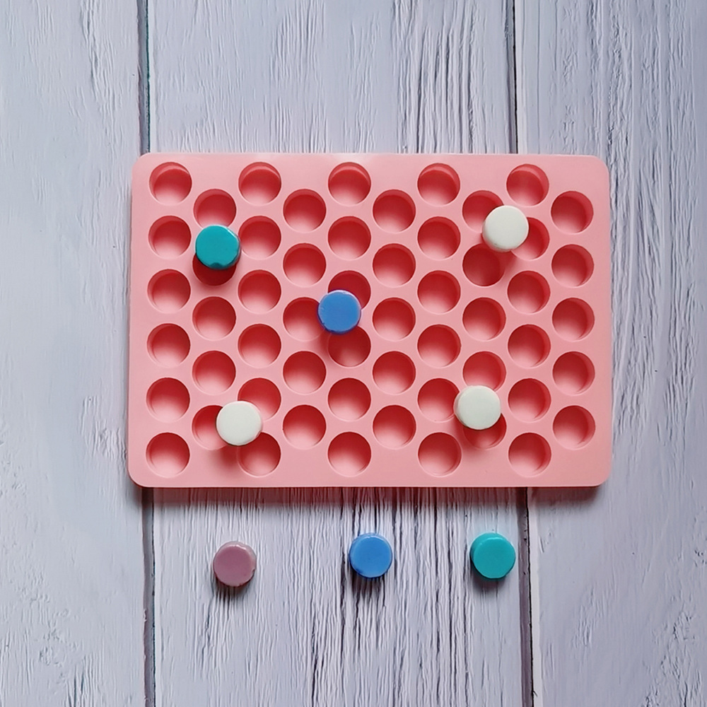 55 columnas pequeñas 372 molde de silicona para pastel de chocolate molde de pan herramientas de panadería