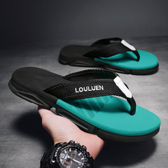Luluan summer thick-soled flip-flops sandals men's slippers for outer wear non-slip fashion new beach shoes slippers